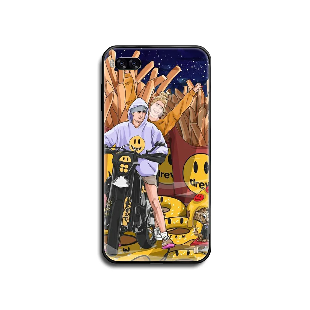 

Justin Bieber drew Phone case cover hull For Xiaomi Redmi Mi Note 3 5 6 8 9 A1 2 Max3 Mix2 X SE Lite Pro black hoesjes soft