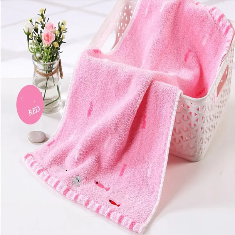 Детское полотенце для лица из мягкого хлопка Детские банные принадлежности