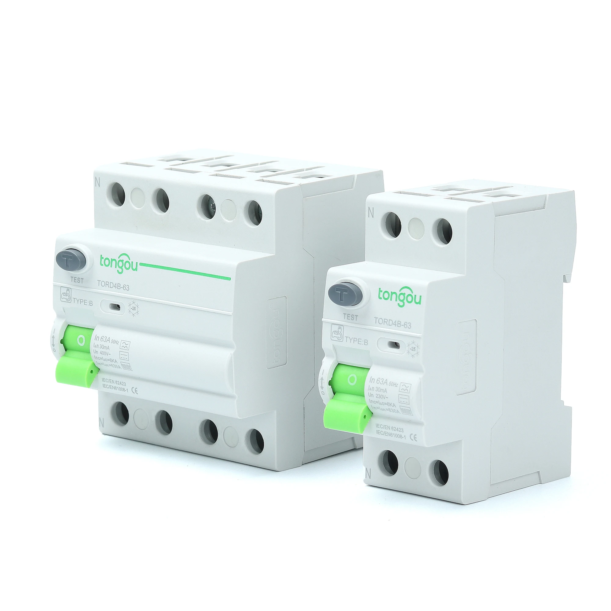 Электрический автомобиль EV зарядка сваи остаточного тока выключатель