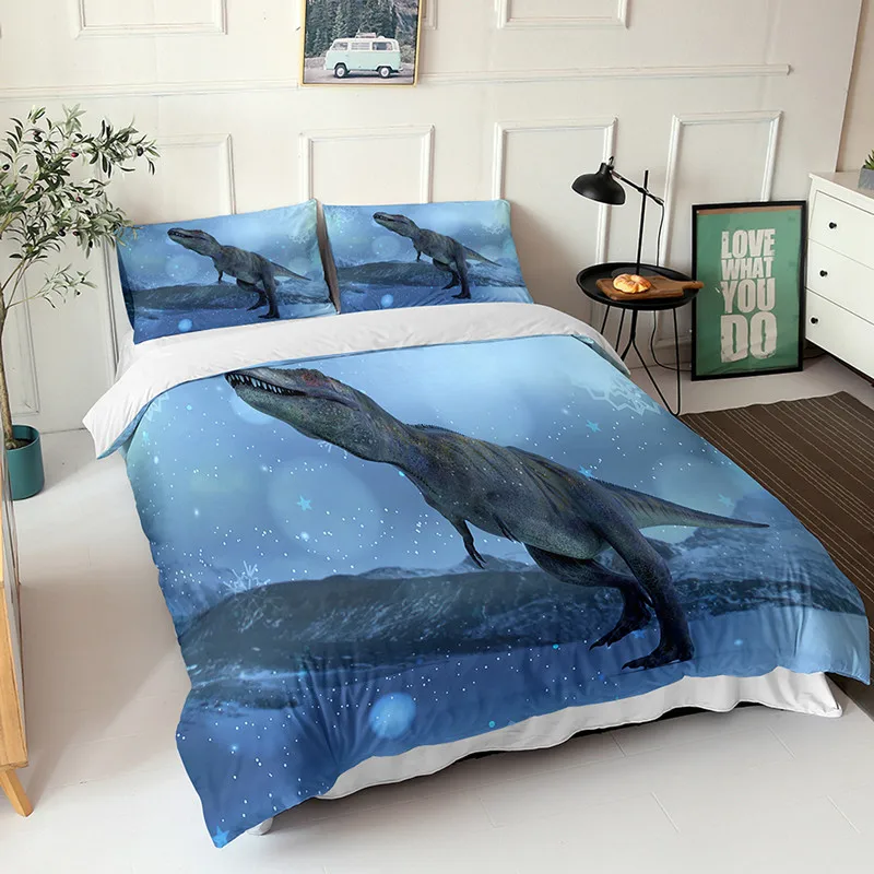 

Dinosaur series bedding quilt cover two-piece and three-piece Duvet Cover Sets