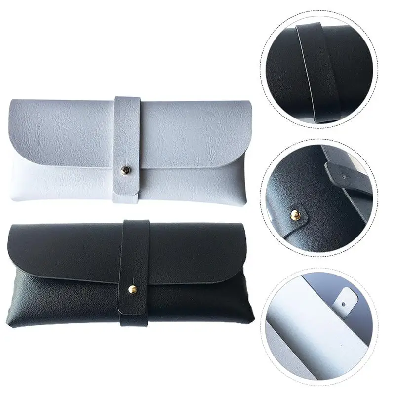 

1pc Decorative Reusable PU Material Eyeglass Bag for Sunglasses Glasses Eyeglasses