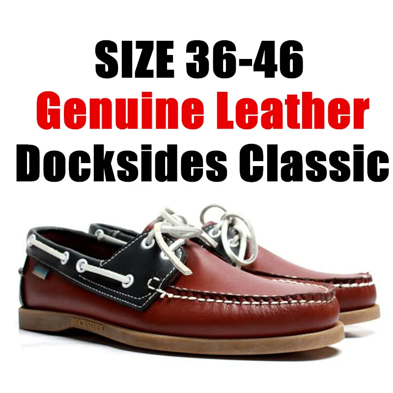 

Mens Plus Size Chaussure Nautique Homme Femme Docksides de Nubuck Leather Casual Boat Shoes Loafers Flats For Men Women X105