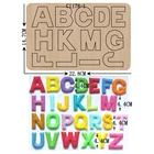 Новые деревянные высечки A to Z для скрапбукинга, высечки для скрапбукинга с буквами A to Z, пресс-формы для резки и скрапбукинга
