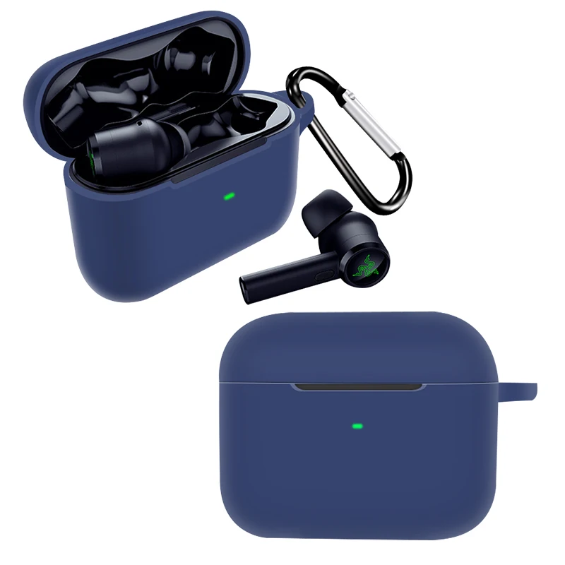 Мягкий силиконовый защитный чехол для Razer hammer Head True Wireless Pro водонепроницаемый
