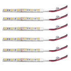 6 шт 10 см водонепроницаемые 5050 светодиодные ленты, 12 В постоянного тока, красный и теплый белый