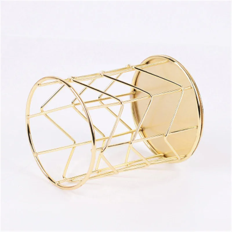 Золотой держатель для ручек скандинавские ins розовое золото офисные