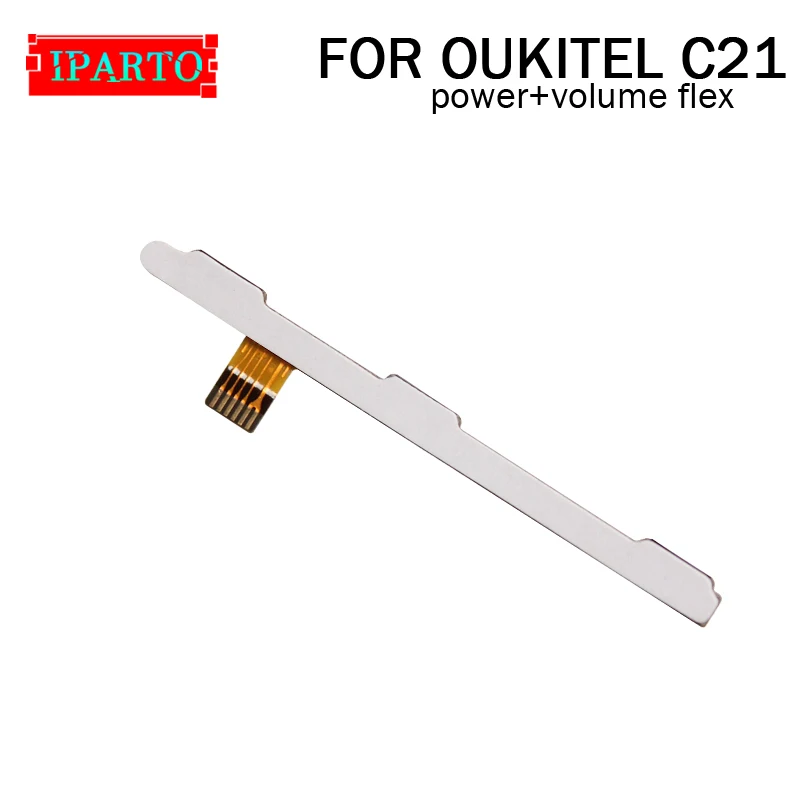 OUKITEL C21 гибкий кабель боковой кнопки Cable 100% Original Power + кнопка регулировки громкости
