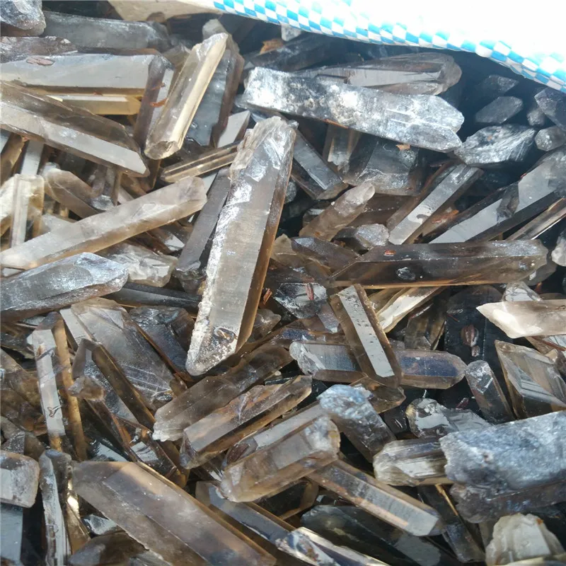 100 г натуральный дымчатый кристаллический гравий минеральный очищающий