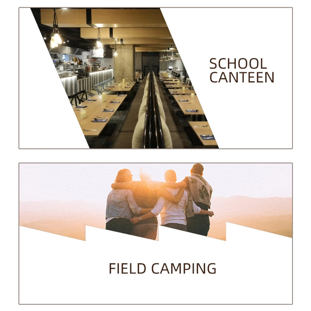 

4 Colors Portable Utensils Holder Case Only with Lid PP Tableware Holder for School Office Travel Picnic Box Dishware Case Tools