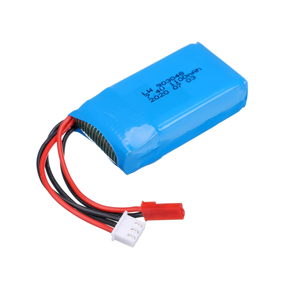 Литий-Полимерный Аккумулятор 7 4 В 1100 мАч 25C для WLtoys A949 A959 A969 A979 V912 V913 V353 k929 V262 L959 T23 T55