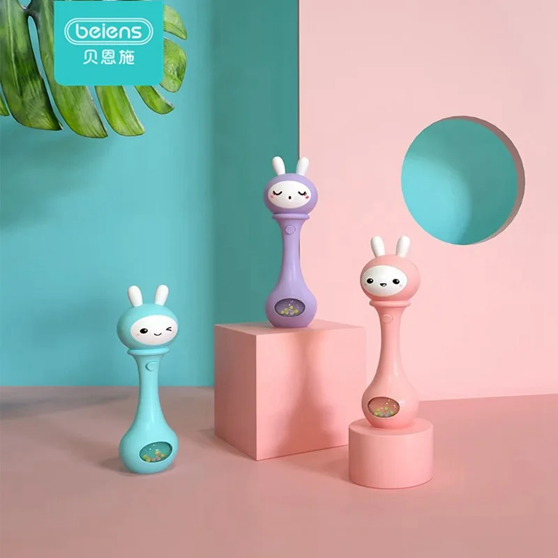 Детские колокольчики от Beiens Rabbit 4 цвета игрушка-головоломка музыка и светильник
