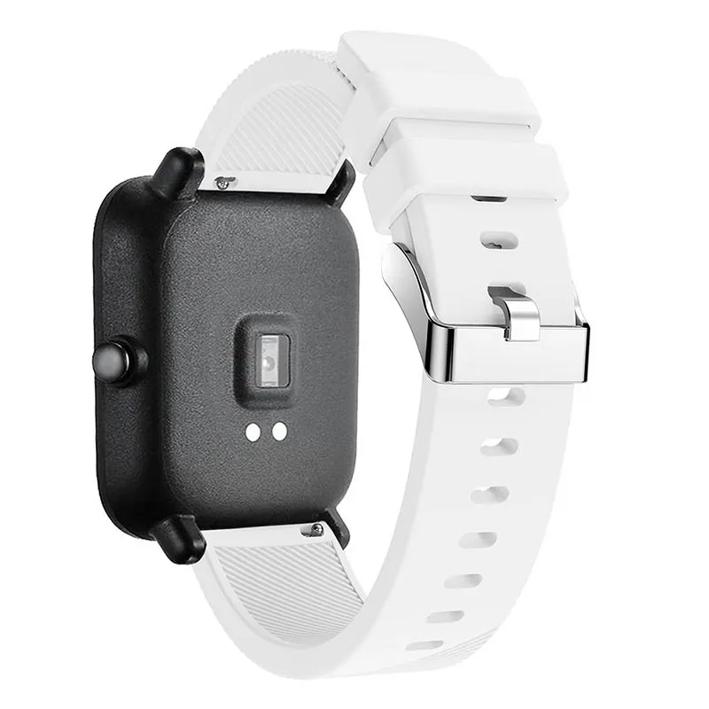 Для Xiaomi Huami Amazfit GTS силиконовый ремешок на запястье Замена для samsung Galaxy watch 42 мм gear sport/s2 Смарт-часы полосы