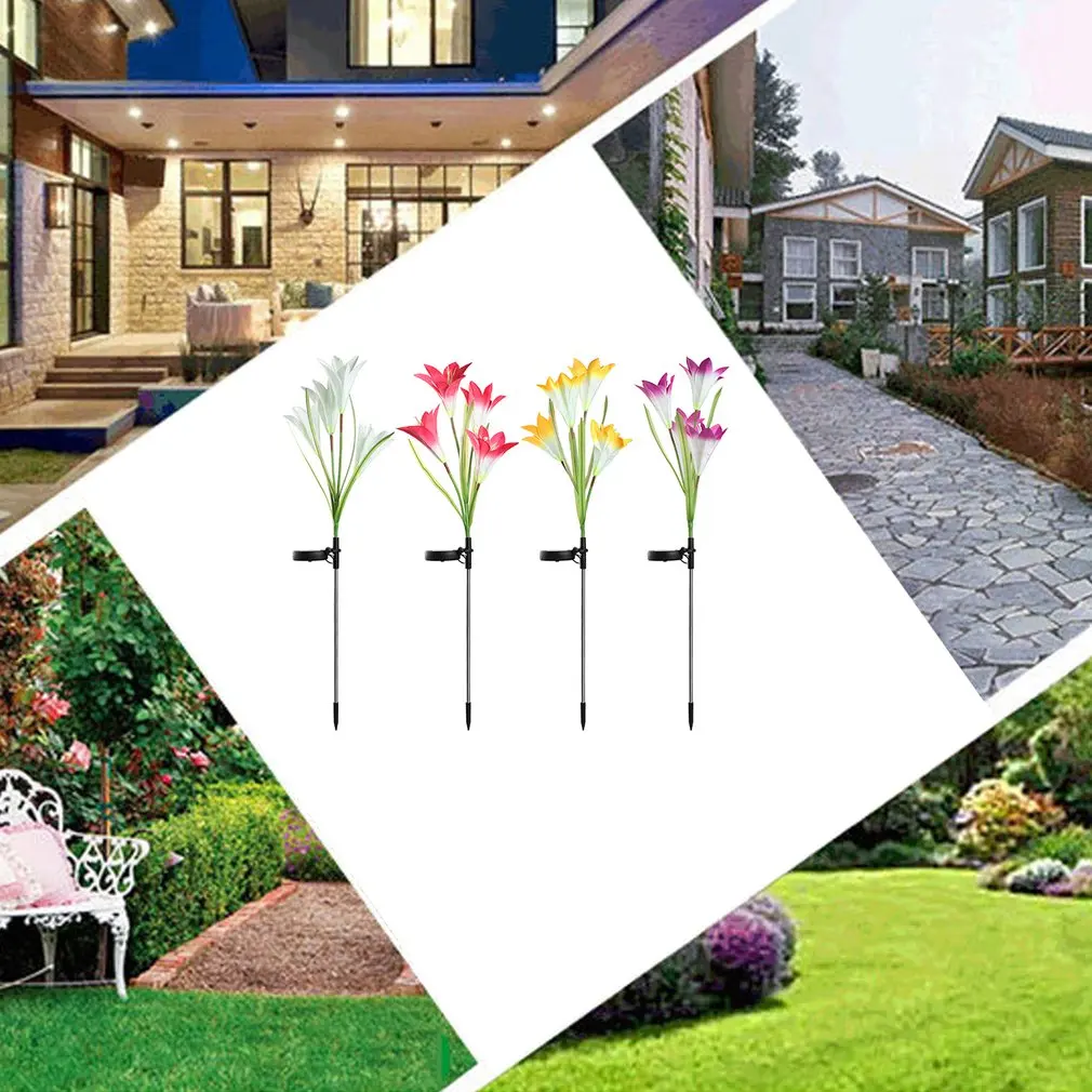 Уличный светодиодный светильник на солнечной энергии водонепроницаемая лампа с