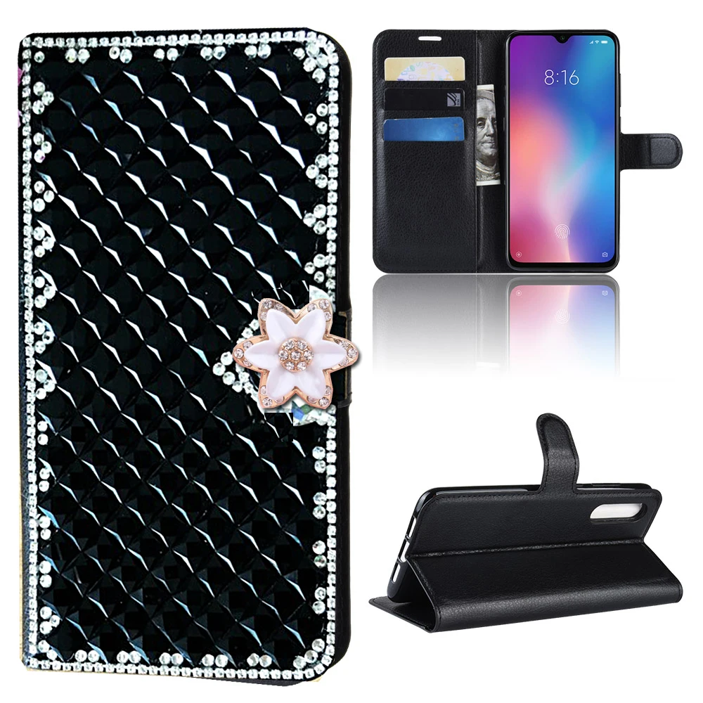 

Mirror Black Case For Xiaomi Mi Max 3 CC9E Case Clear View PU Leather Kickstand Flip Cover For Xiaomi MI A3 LITE Max 3 Redmi 10X