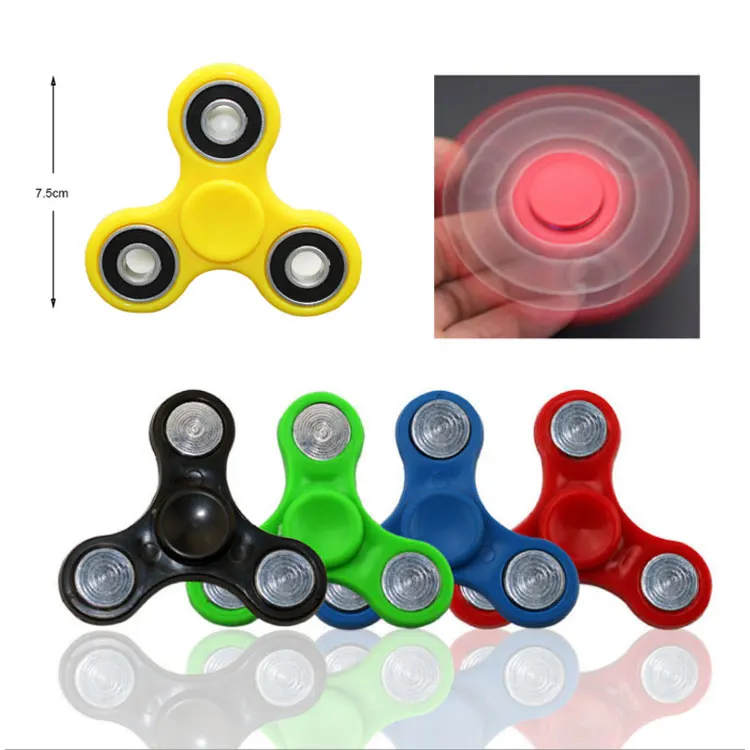 Керамический подшипник Tri Spinner ABS EDC ручной Спиннер для аутизма и СДВГ антистресс