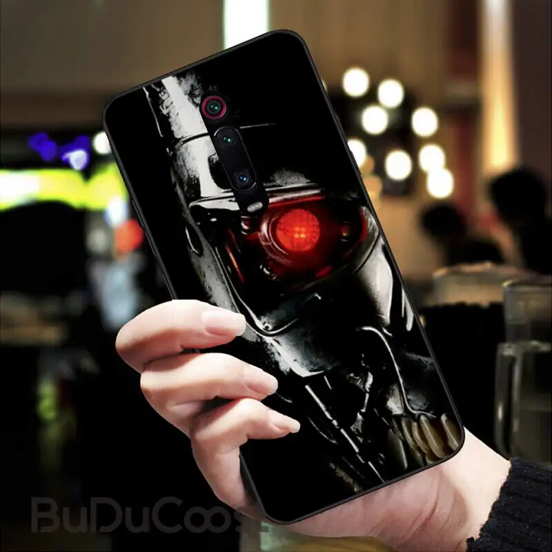 

Classic Sci-Fi Movie Terminator skull DIY Phone Case for Xiaomi Redmi note 8 pro note9 pro for Redmi Note5 7 Note6Pro