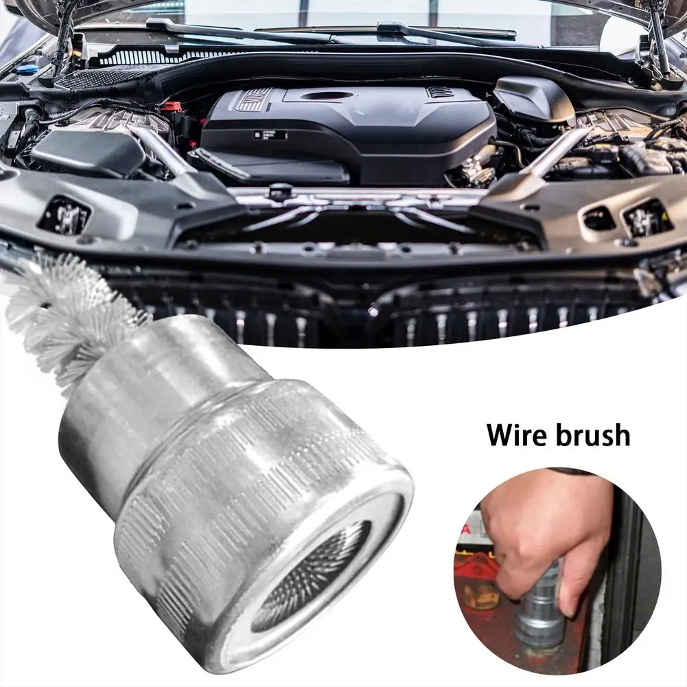 

Auto Car Battery Brush Wash Cleaning Tools Car Battery Post Terminal Cleaner Dirt Battery Bottle Head Clip Wire Brush