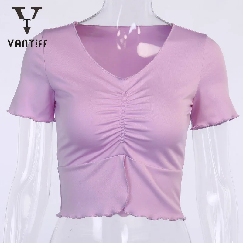 

Sexy Crop Tank Tops Women Foreign Trade Women Clothing One Shoulder Tank Tops Female New Slim Short Sleeve T-shirt for Women