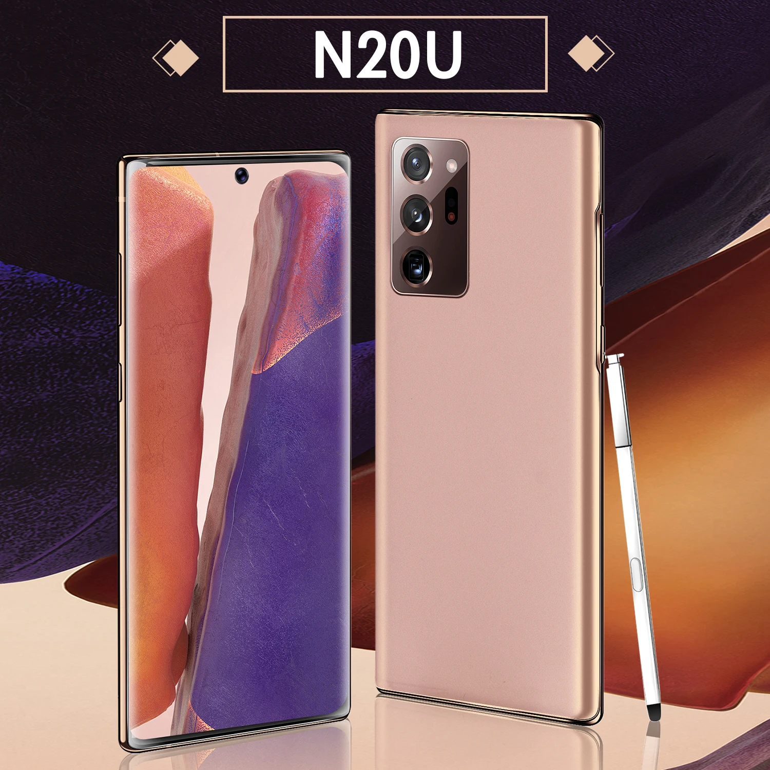 

2021 Global Version Smartphone N20U 6.9Inch 12GB+512GB Android10 Deca Core 4G 5G 5500mah 24MP+48MP MTK6899 Telephone Celulares