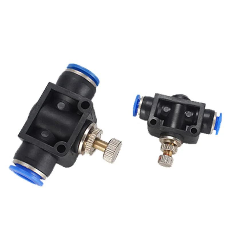 Детали для пневматического SA трубы разъем труба дросселя клапан SA-4 SA-6 SA-8 SA-10 SA-12