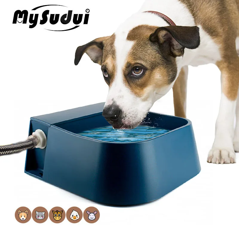 Automatic Pet Dog Bowl Feeder Auto Non Slip Dog Water Dispenser Fountain Drinker For Cats Small Large Dogs Pets Indoor Outdoor