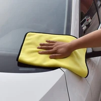 reliable car care multifunctional double side cleaning detailing cloth for automobile microfiber cloth car wash towel