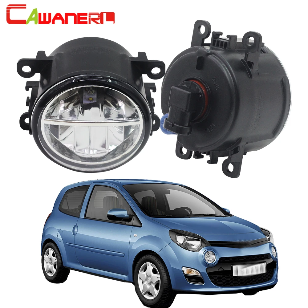 

Cawanerl For Renault Twingo II Hatchback CN0 2007-2015 2 X Car LED Fog Light 4000LM 6000K DRL Daytime Running Light White 12V