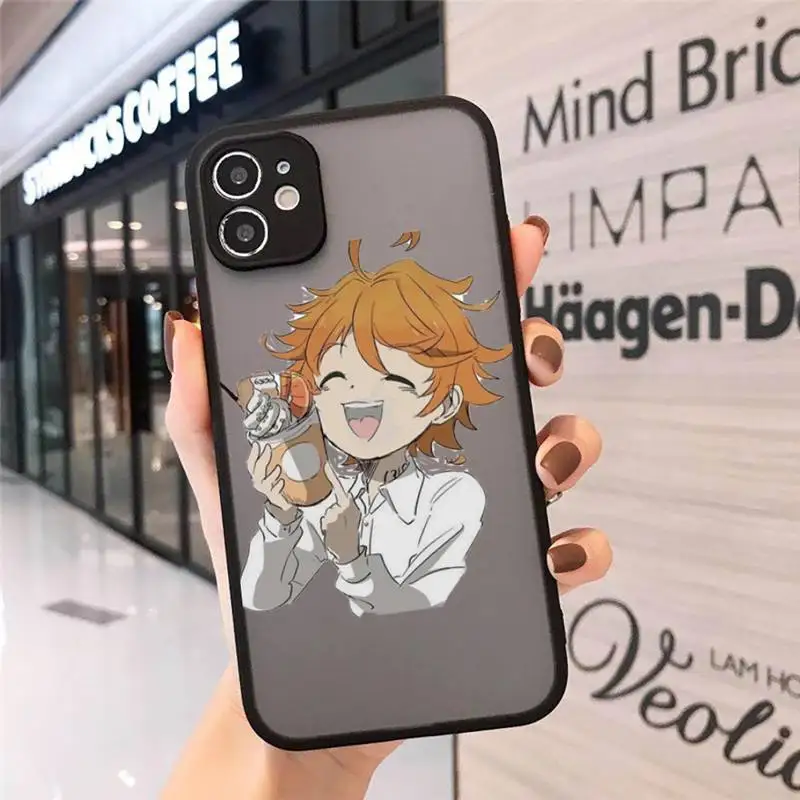 

The Promised Neverland japan anime Phone Case matte transparent For iphone 7 8 11 12 plus mini x xs xr pro max cover