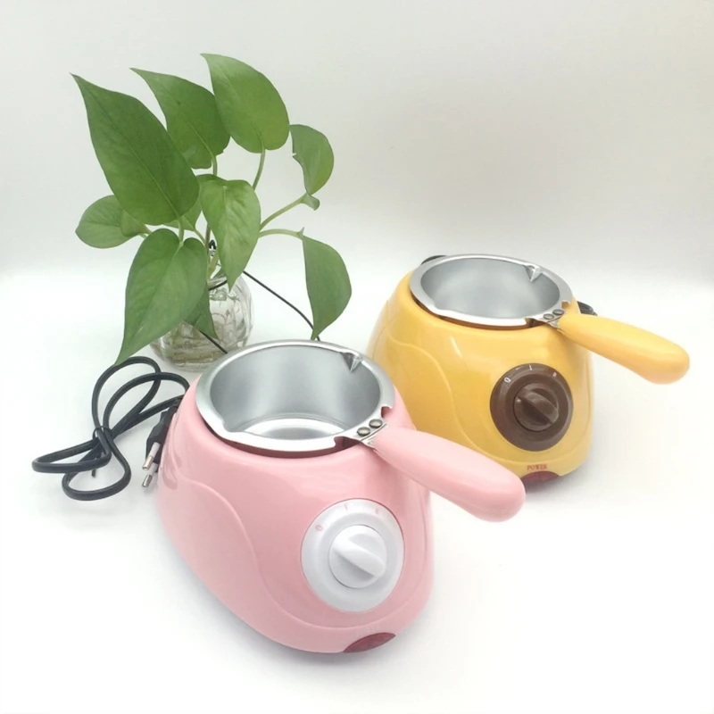 

Electric Chocolate Melter Durable Stainless Steel Plastic Hot Chocolate Melting Pot Electric Fondue Melter Machine Tool