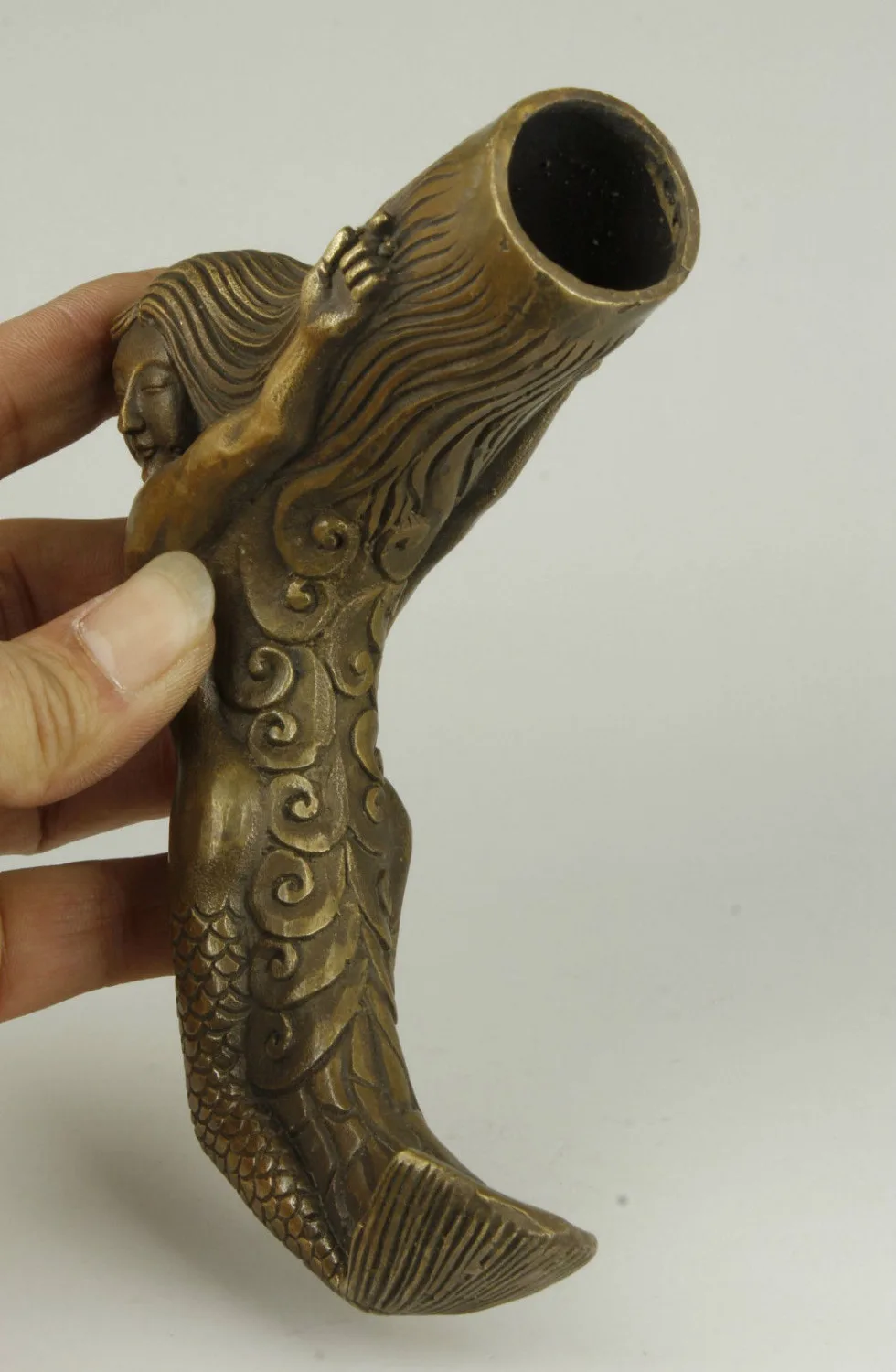 Старая ручная резьба искусственная статуя трость|Статуи и скульптуры| |