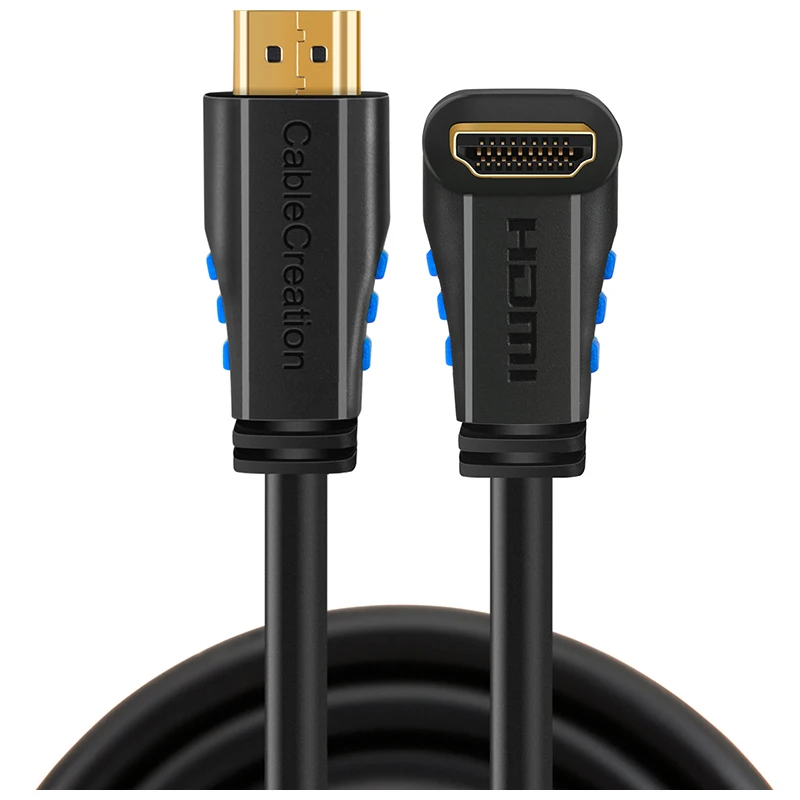 Кабель HDMI 2 0 4K (60 Гц) угол понижения 90 градусов Позолоченный разъем поддержка Ultra HD