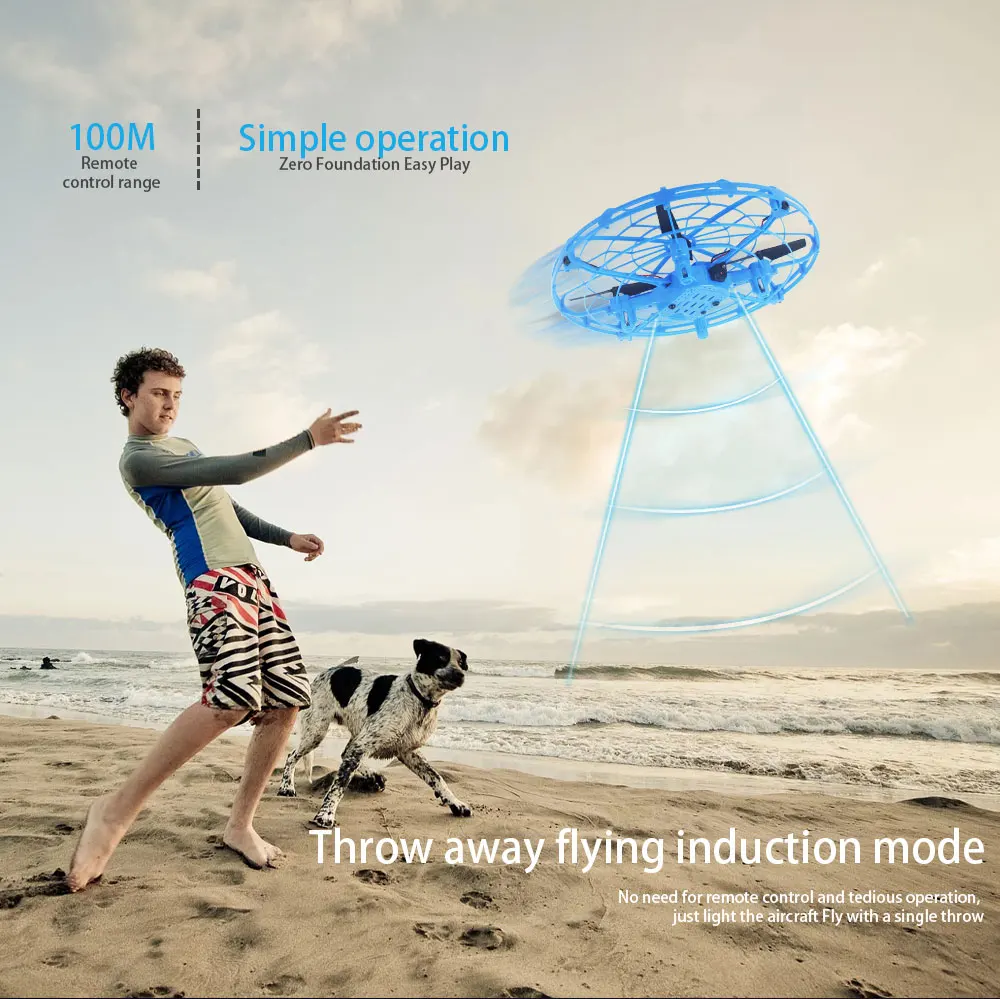 Gesture Quadcopter с дистанционным управлением часы RC интеллектуальная индукция