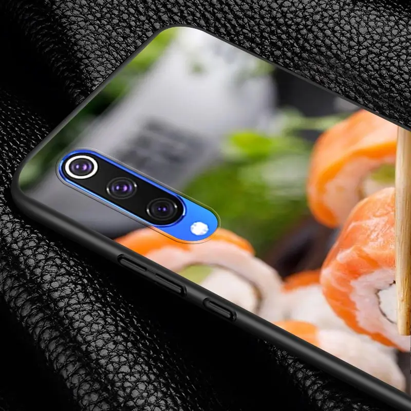 

yummy food sushi Shockproof Phone Case for Samsung Galaxy A90 A80 A70S A60 A50S A40 A20E A20 A10S Soft Black Cover