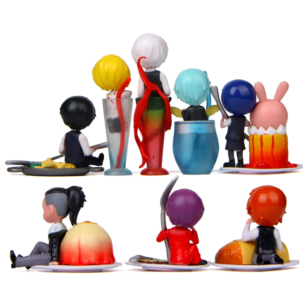 

8Pcs/Set Anime Tokyo Ghoul Cartoon Action Toy Figures