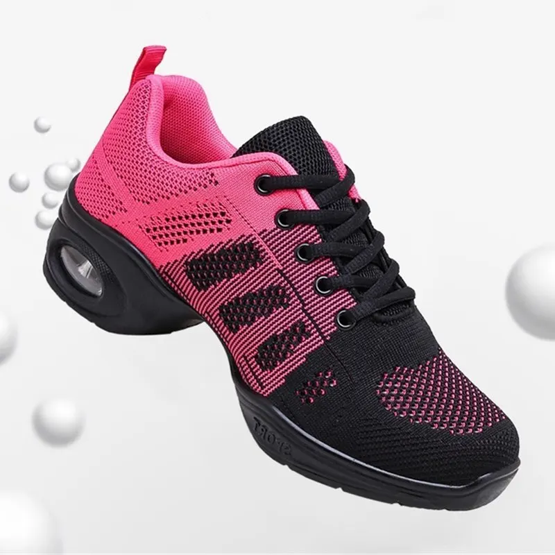 

New Breath Shoes Hip Hop Soft Outsole Women's Dancing Shoes Woman Sports Feature Sneakers Ladies Girl's Modern Jazz Shoes