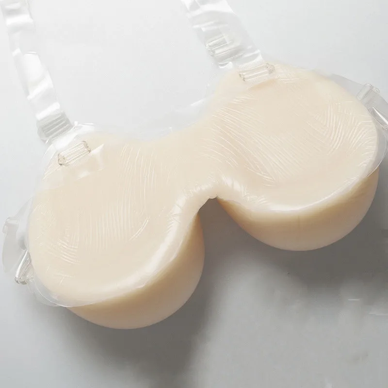 Silicone Breast Forms with Straps CD TG Artificial Large Boobs GG Cup 2800g Invisible Sexy Bra Transgender Queen Mastectomy Bra