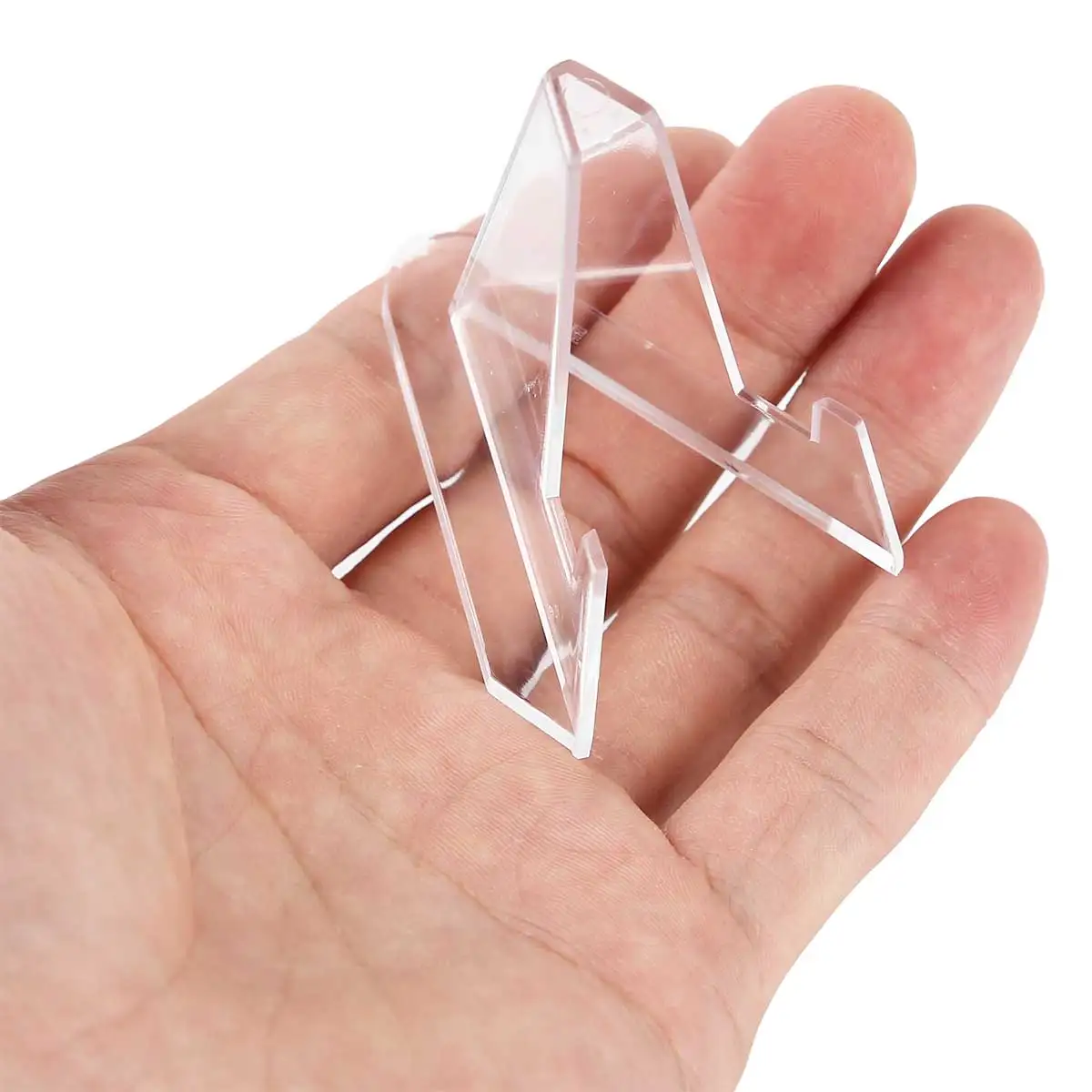 20 прозрачный акриловый мольберт мини медаль для монет витринные кронштейны дома