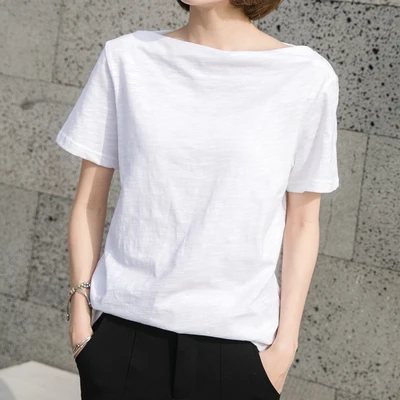 

Tops T Shirt Women Short Sleeve Tshirt Women red Cotton