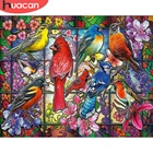 HUACAN живопись маслом по номерам наборы животных домашний декор фотографии по номеру Цветок Птица рисунок на холсте Ручная роспись искусство DIY подарок
