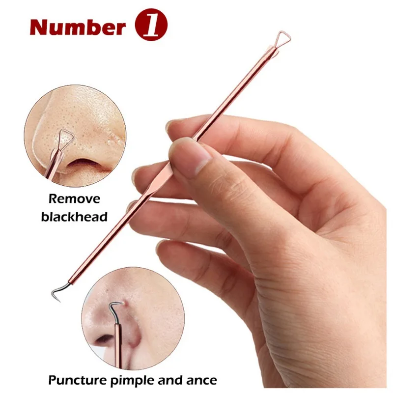 4 шт./компл. игла для удаления черных точек лечения акне черная маска | Красота и