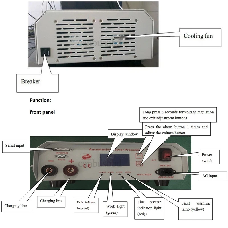 Новинка умное зарядное устройство MST 90 14V 120A автомобильный программируемый