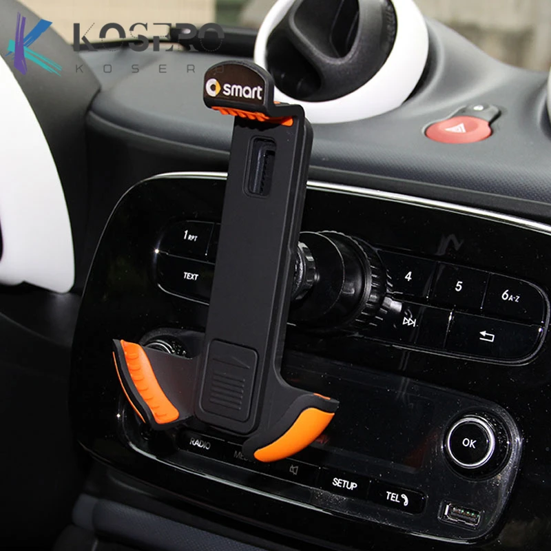 

Car Mobile phone holder For Mercedes new smart 453 Forfour Fortwo provides car navigation charging support for your mobile phone