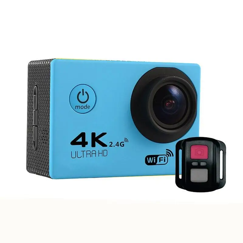 

4K Ultra Hd Action Camera F60 4K 30fps 1080P Sport WiFi 170D Helmet Cam Underwater Waterproof Sport Camera with Retail Package