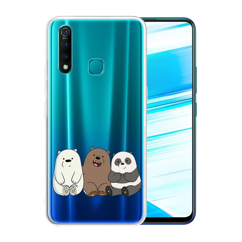 Мягкий силиконовый чехол из ТПУ с рисунком медведя для Vivo iQoo Neo телефона S1 2018 S5 Pro
