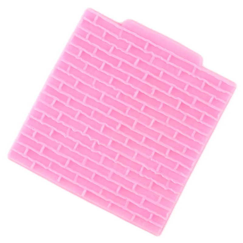 Каменная текстура Настенная силиконовая форма кружевной коврик шоколадная