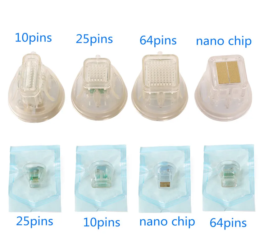 

10 Needles, 25 Pins, 64 Pins, Nano fractional micro-needle rf skin beauty machine needles Microneedle RF Machine Needles