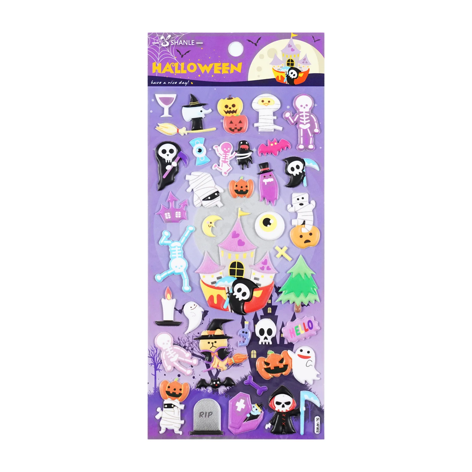 

20sets/lot Kawaii Stationery Stickers Halloween Diary Planner Decorative Mobile Stickers Scrapbooking DIY Craft Stickers