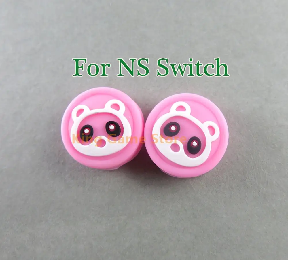 2 шт./лот силиконовый защитный чехол Joy con Bear Flower аналоговый колпачки для