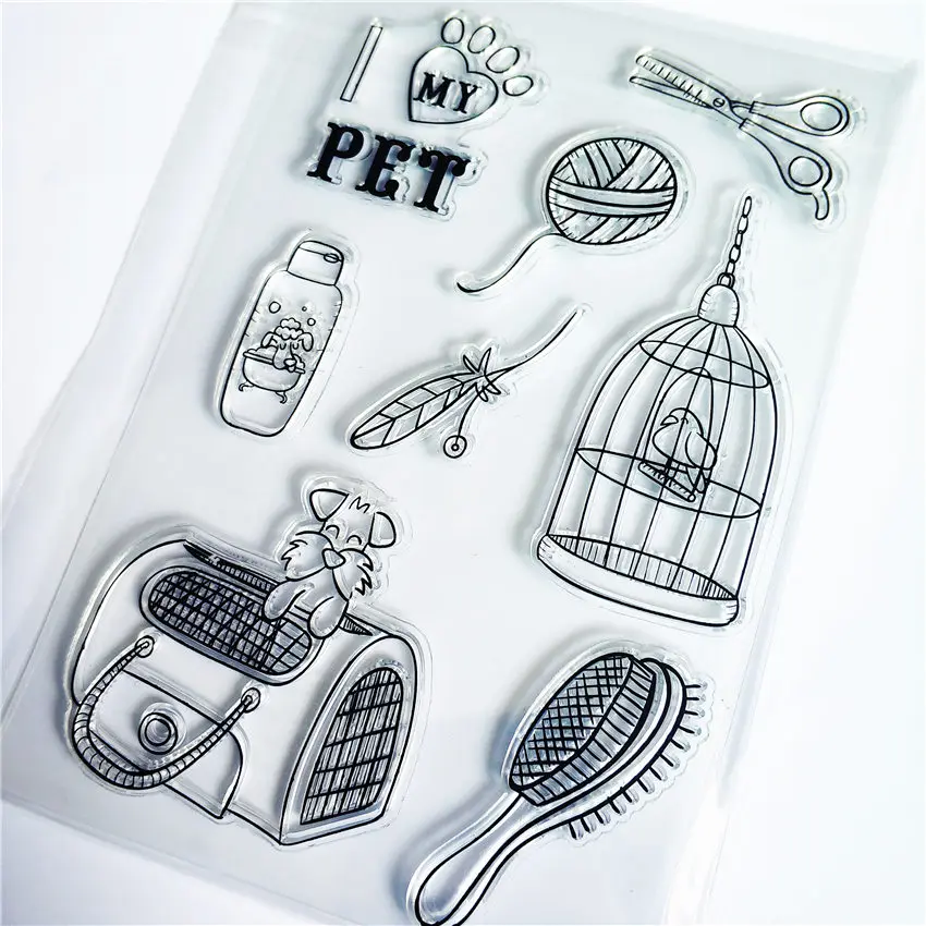 Силиконовый штамп/печать для скрапбукинга/фотоальбома прозрачный инструменты