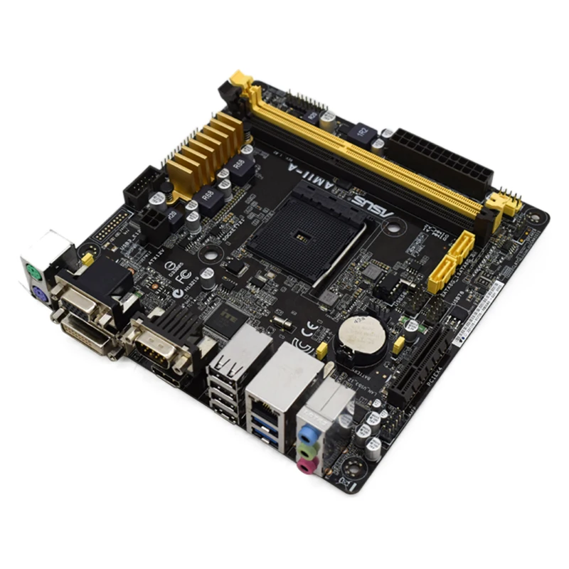 best motherboard for office pc ASUS AM1I-A Motherboard AM1 Motherboard DDR3 1600MHz RAM Memory AMD AM1 SATA6G 17*17 cm USB3.0 PCI-E X16 Slot latest motherboard for pc